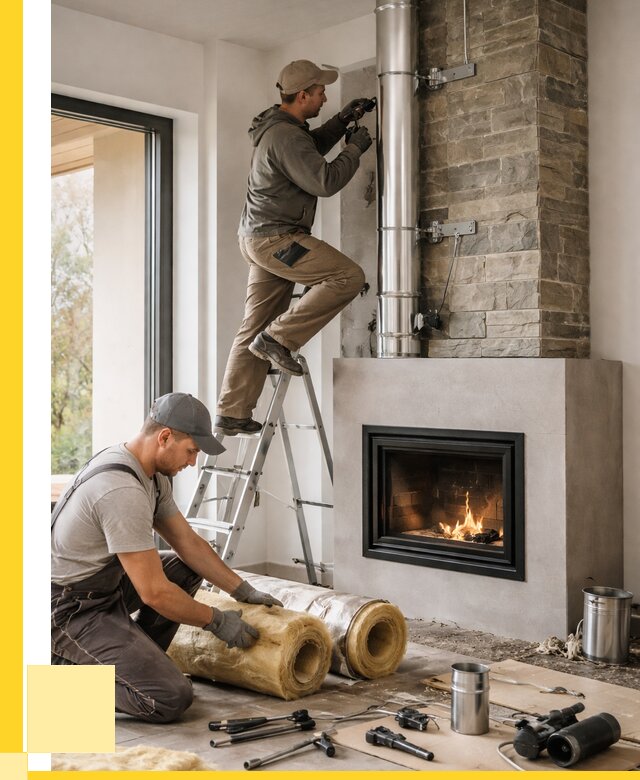 Монтаж дымоходов для каминов в Южном-Сахалинске от 15497 р. ЭриданЮжн