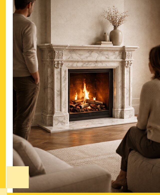 Мраморные камины под ключ в Южном-Сахалинске от 258275 р. | ЭриданЮжн