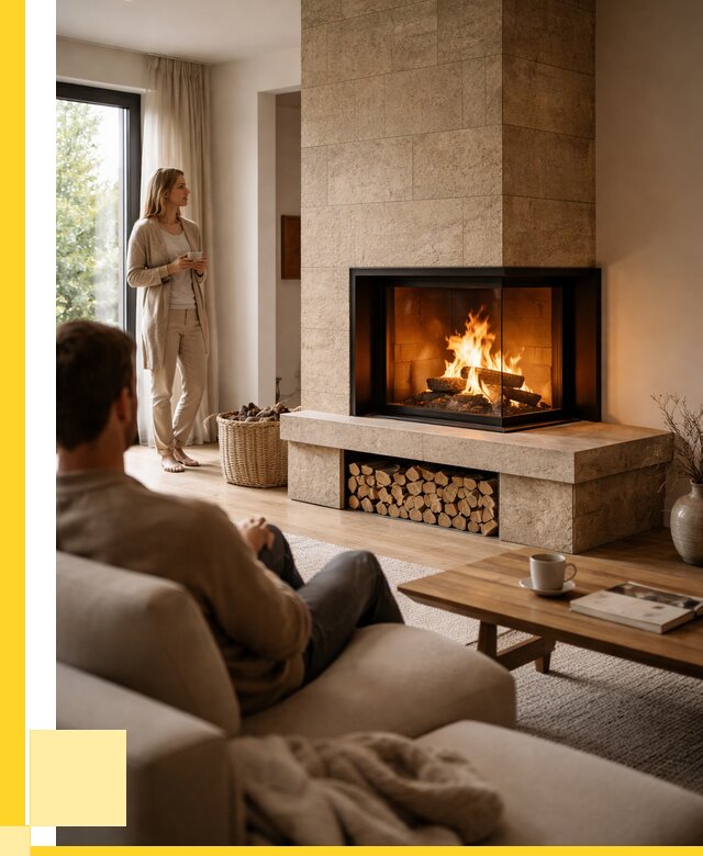 Угловые камины из кирпича установка в Южном-Сахалинске от 154965 р. ЭриданЮжн