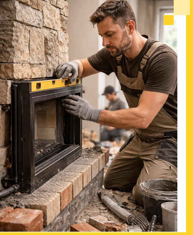 Дровяные камины под ключ в Южном-Сахалинске: монтаж, обустройство