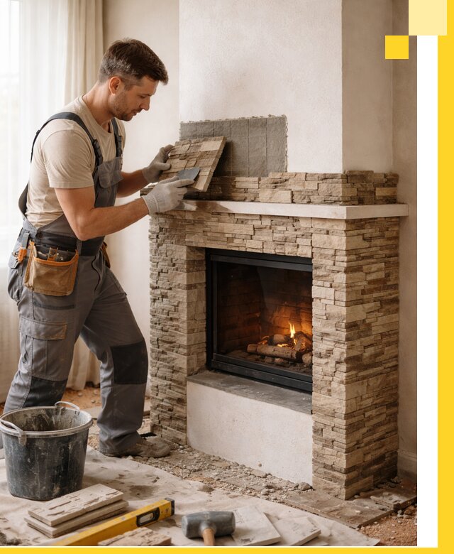 Изготовление и монтаж каминов для дома под ключ в Южном-Сахалинске