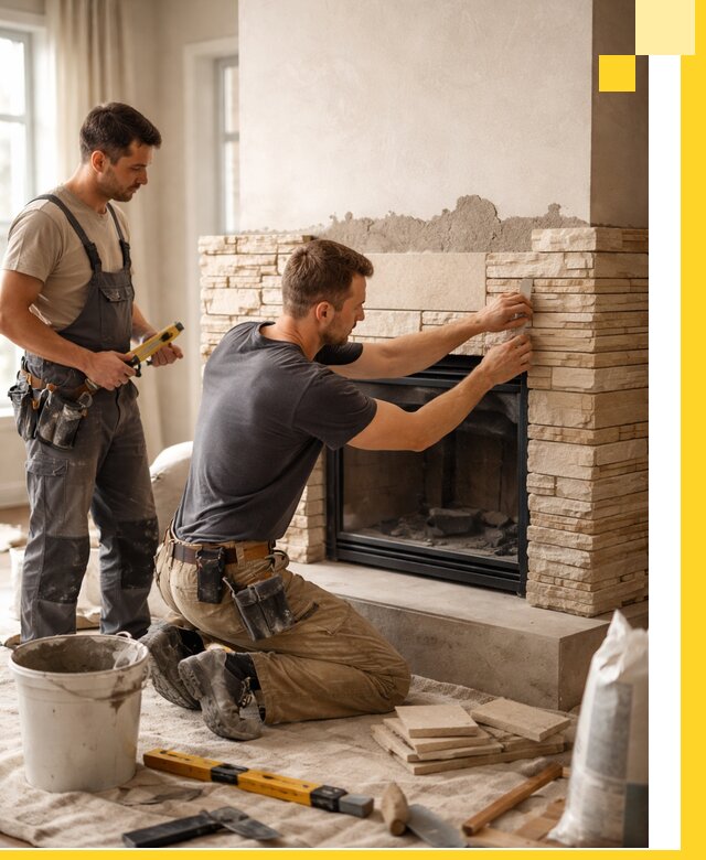 Установка и монтаж каминов для загородного дома в Южном-Сахалинске