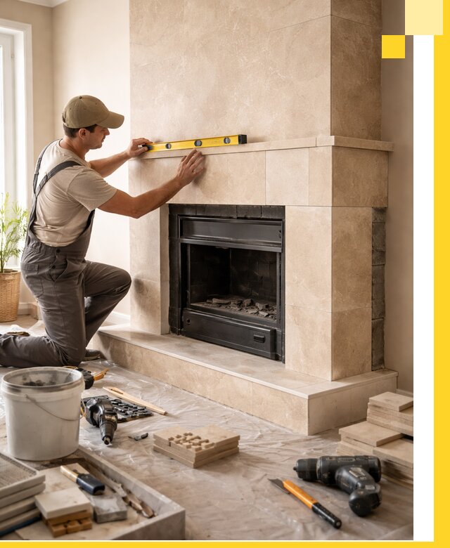 Установка и монтаж каминов в частном доме под ключ в Южном-Сахалинске