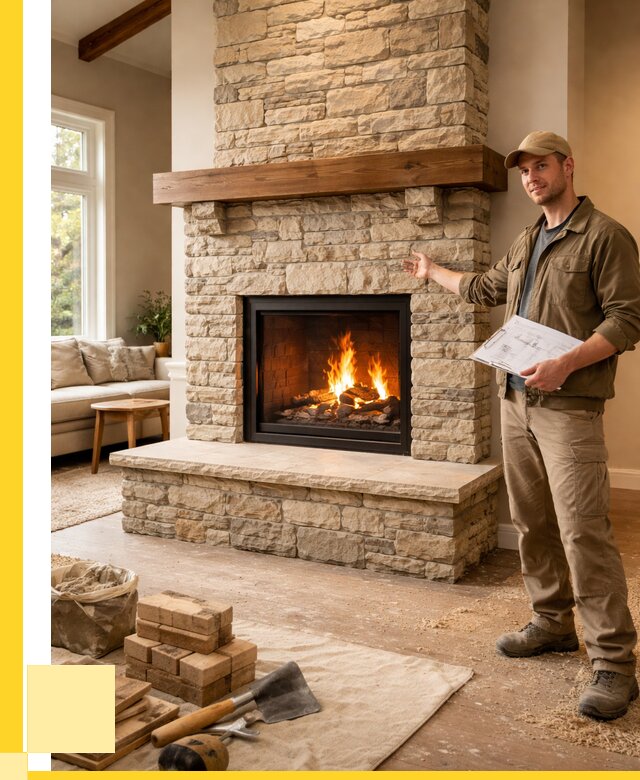 Камины под ключ в Южном-Сахалинске от 185958 р. | ЭриданЮжн — установка