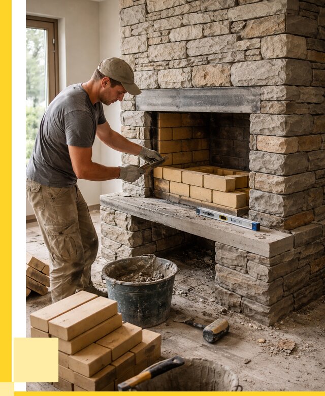 Кладка каминов и камина в Южном-Сахалинске от 25828 р. ЭриданЮжн