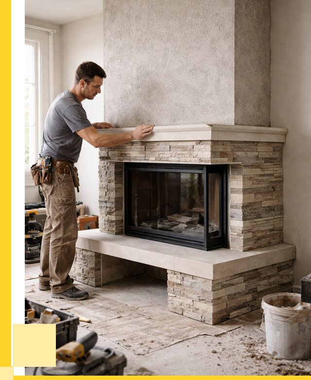 Изготовление каминов под ключ в Южном-Сахалинске от 154965 р. | ЭриданЮжн