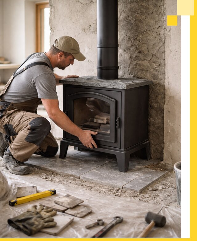 Профессиональный монтаж печей и каминов в Южном-Сахалинске под ключ