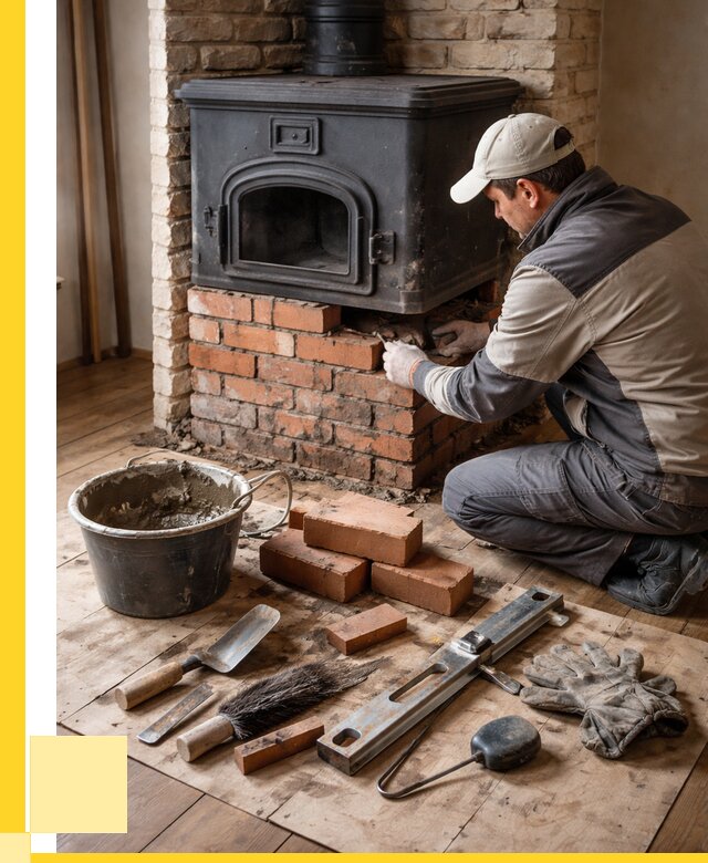 Ремонт печей в Южном-Сахалинске от 12397 р., услуги печника ЭриданЮжн