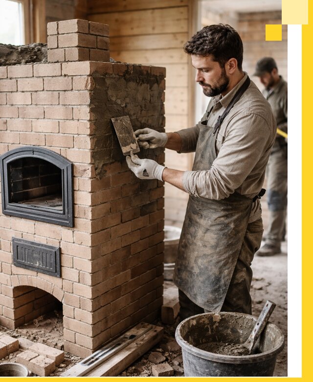 Изготовление и установка печей-шведок под ключ в Южном-Сахалинске