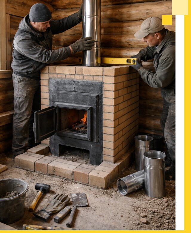 Проектирование, изготовление и установка банных печей в Южном-Сахалинске