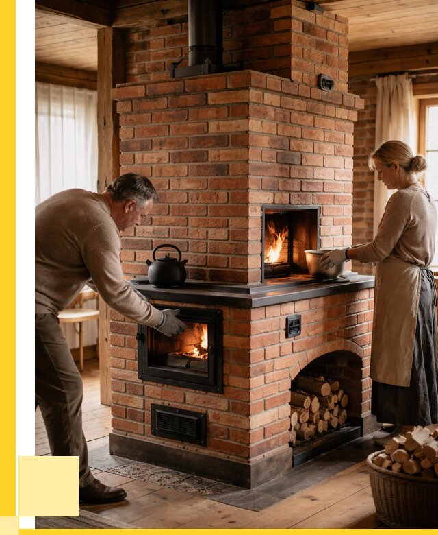 Печи для загородного дома под ключ в Южном-Сахалинске от 82648 р. | ЭриданЮжн