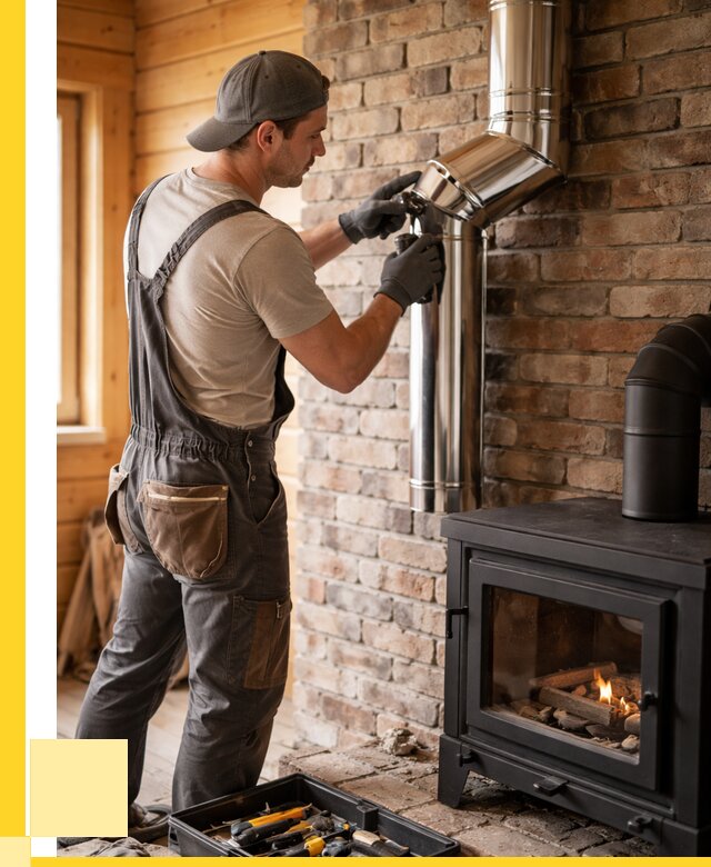 Монтаж дымоходов для печей в Южном-Сахалинске от 7748 р. | ЭриданЮжн