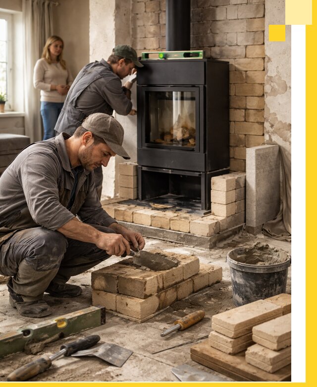 Печи и камины под ключ: проект, установка в Южном-Сахалинске