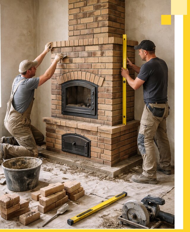 Продажа и установка печей и каминов для дома под ключ в Южном-Сахалинске