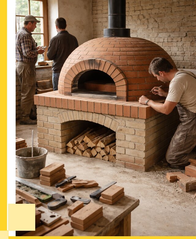 Помпейская печь дровяная для пиццы в Южном-Сахалинске | ЭриданЮжн от 206620 р.