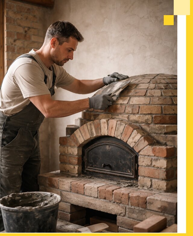 Изготовление и монтаж помпейских печей на заказ в Южном-Сахалинске