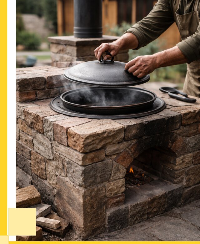 Печи для казана в Южном-Сахалинске по цене от 18596 р. | ЭриданЮжн