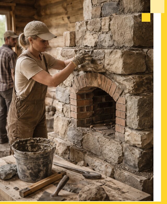 Каменные печи на заказ и монтаж в Южном-Сахалинске, долговечные решения