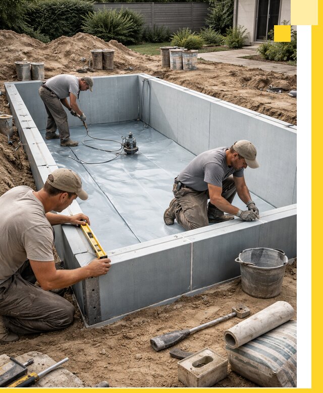 Профессиональный монтаж бассейнов под ключ в Южном-Сахалинске с гарантией