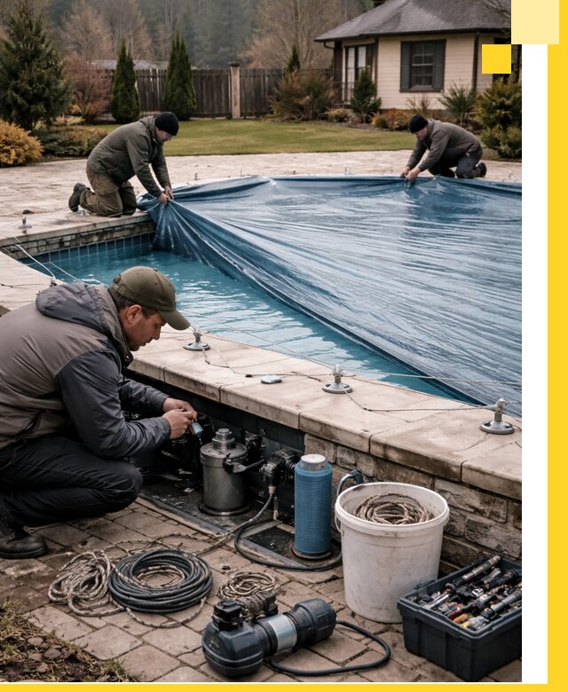 Консервация бассейнов в Южном-Сахалинске: подготовка к длительному хранению