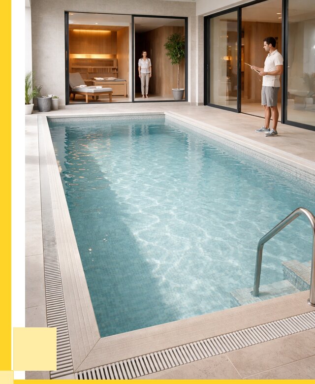 Отделка бассейна пленкой ПВХ в Южном-Сахалинске от 3616 р. - ЭриданЮжн