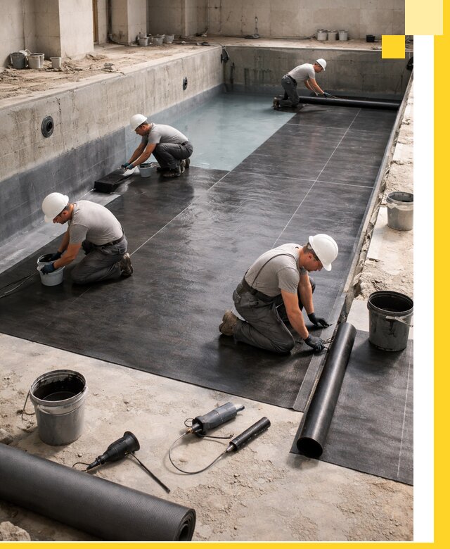 Профессиональная гидроизоляция бассейнов и чаш в Южном-Сахалинске под ключ