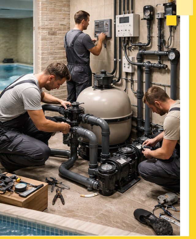 Комплексное оборудование для бассейнов под ключ в Южном-Сахалинске