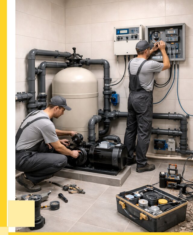 Монтаж оборудования для бассейнов в Южном-Сахалинске от 41324 р. | ЭриданЮжн