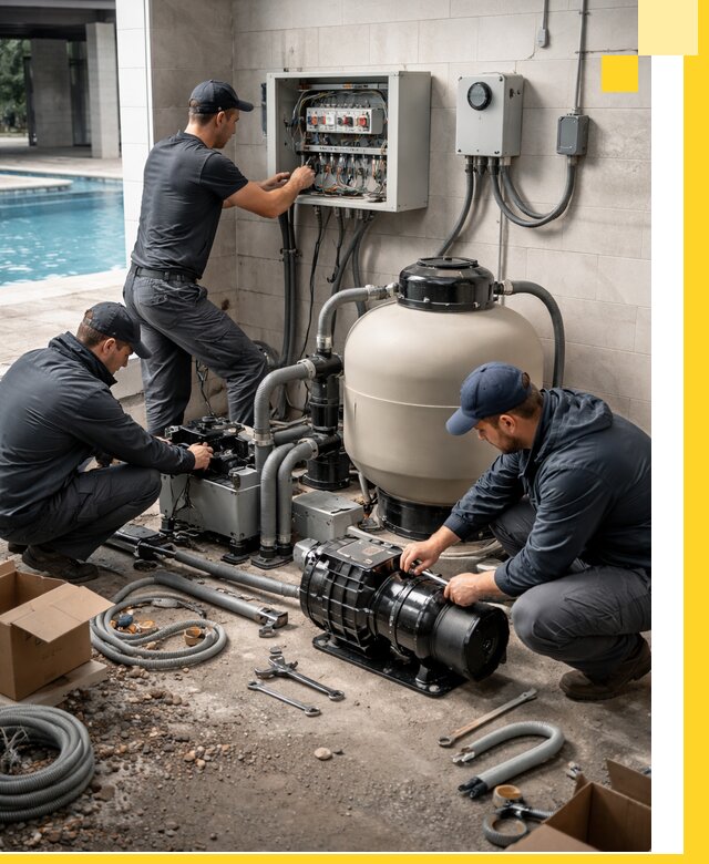 Профессиональный монтаж оборудования для бассейнов в Южном-Сахалинске