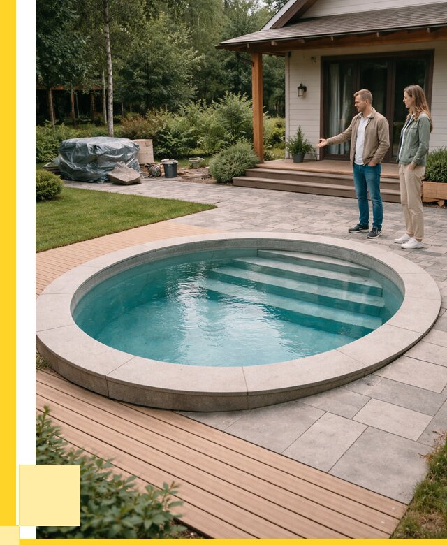 Бассейн на даче под ключ в Южном-Сахалинске от 206620 р., ЭриданЮжн