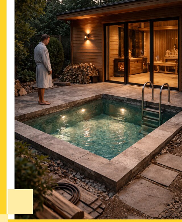 Бани с бассейном под ключ в Южном-Сахалинске от 98145 р. | ЭриданЮжн