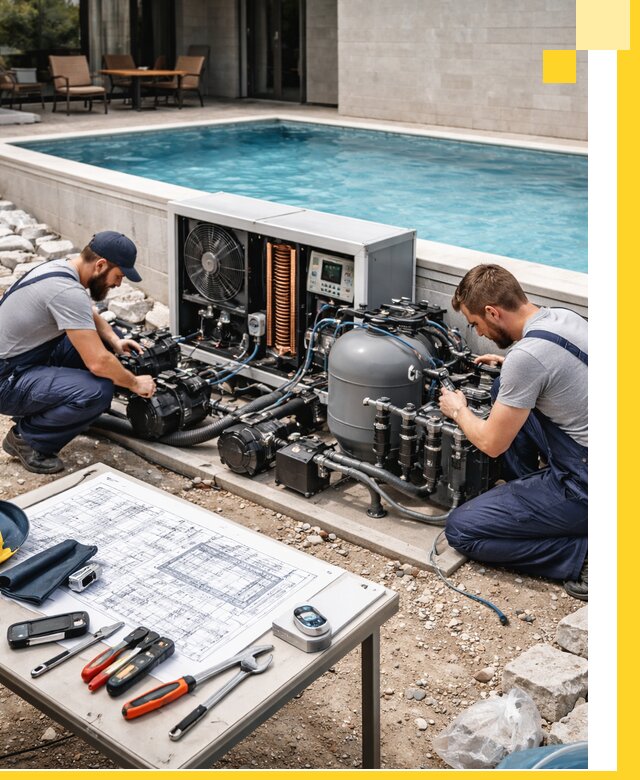 Проектирование и монтаж бассейнов с подогревом в Южном-Сахалинске