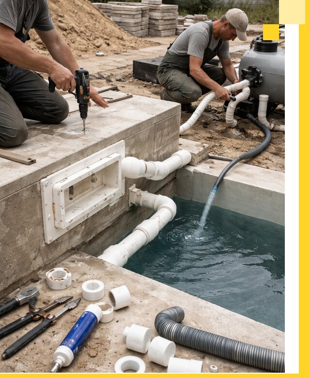 Строительство скиммерных бассейнов под ключ в Южном-Сахалинске