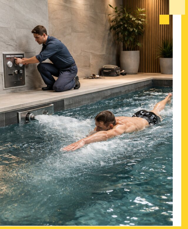 Проектирование и монтаж бассейнов с противотоком в Южном-Сахалинске