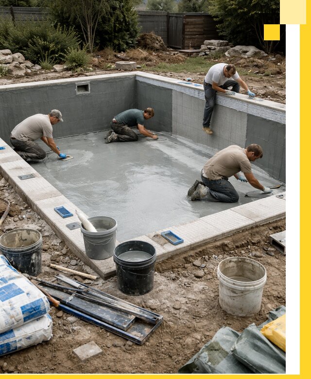 Изготовление и монтаж чаши бассейна под ключ в Южном-Сахалинске