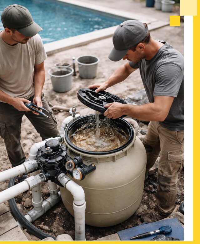 Установка и обслуживание песочных фильтров для бассейнов в Южном-Сахалинске