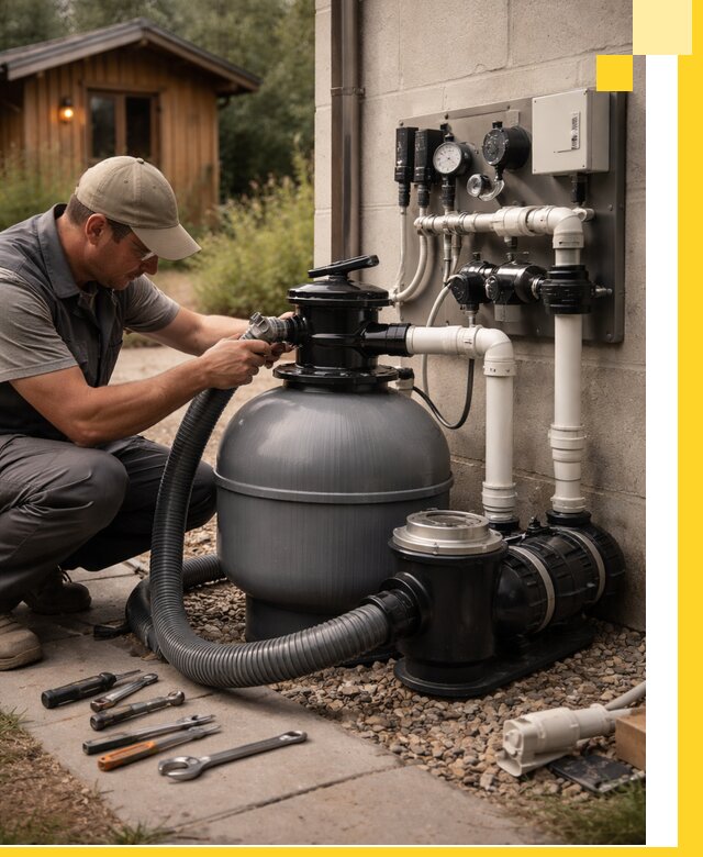 Продажа и монтаж фильтров и насосов для бассейнов в Южном-Сахалинске