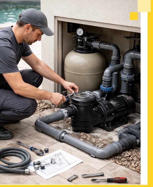 Поставка, монтаж и сервис насосов для бассейнов в Южном-Сахалинске