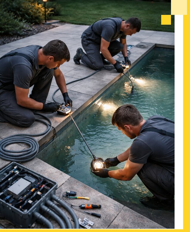 Профессиональное освещение бассейнов в Южном-Сахалинске: дизайн и монтаж