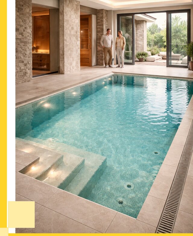 Бассейн во дворе в Южном-Сахалинске: проект, отделка от 1239720 р. | ЭриданЮжн