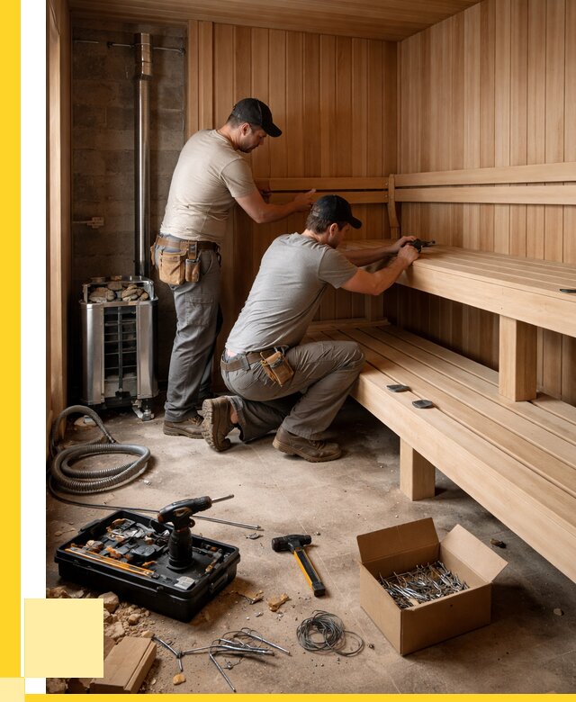 Монтаж саун под ключ в Южном-Сахалинске от 123972 р. | ЭриданЮжн