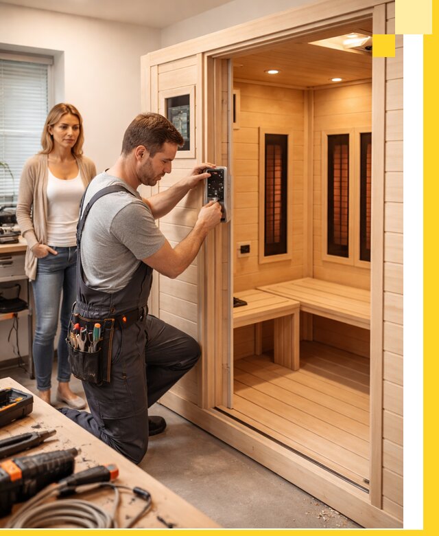 Инфракрасные сауны под ключ в Южном-Сахалинске продажа и установка