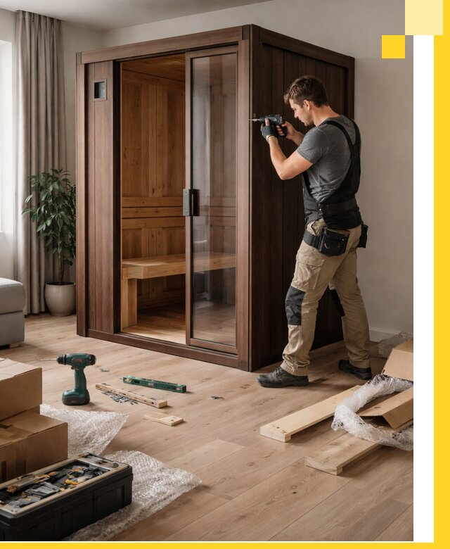 Установка и производство мини саун под ключ в Южном-Сахалинске