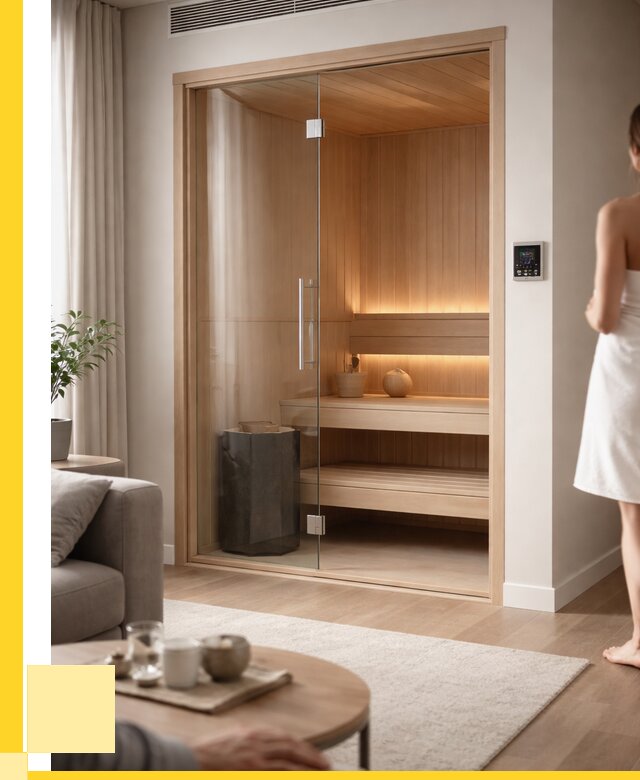 Сауна в квартире под ключ в Южном-Сахалинске от 123972 р. ЭриданЮжн