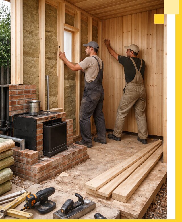 Строительство и установка дачных саун под ключ в Южном-Сахалинске