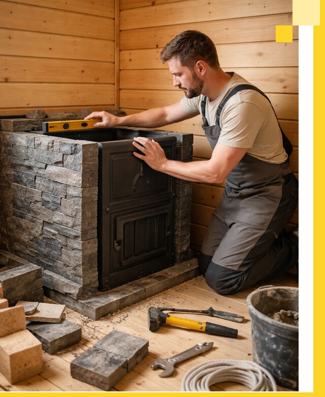 Производство и установка печей для саун под ключ в Южном-Сахалинске