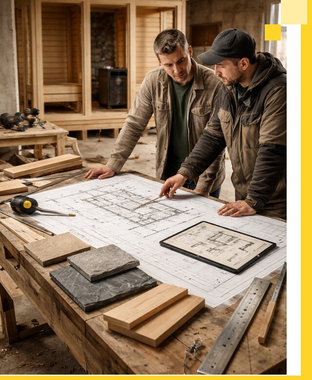 Проекты бань под ключ и планы строительства в Южном-Сахалинске