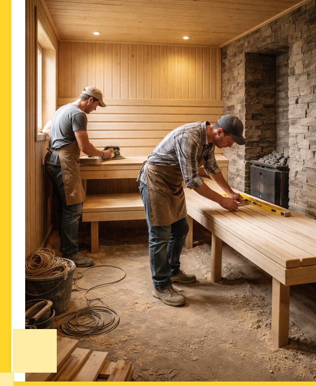 Отделка бани в Южном-Сахалинске: внутренняя отделка от 3099 р. | ЭриданЮжн