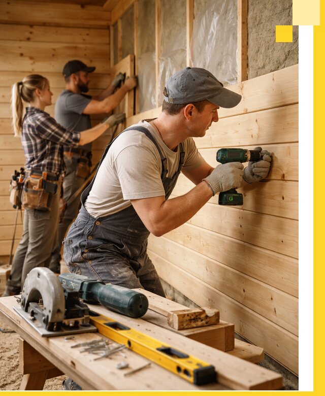 Обшивка бань под ключ в Южном-Сахалинске: отделка стен и потолков