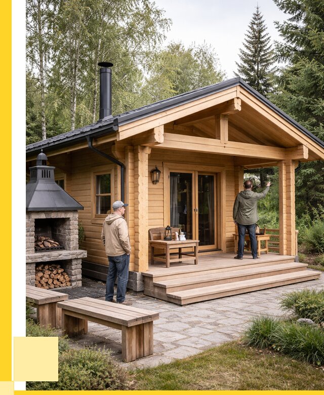 Деревянные бани под ключ в Южном-Сахалинске от 464895 р. | ЭриданЮжн